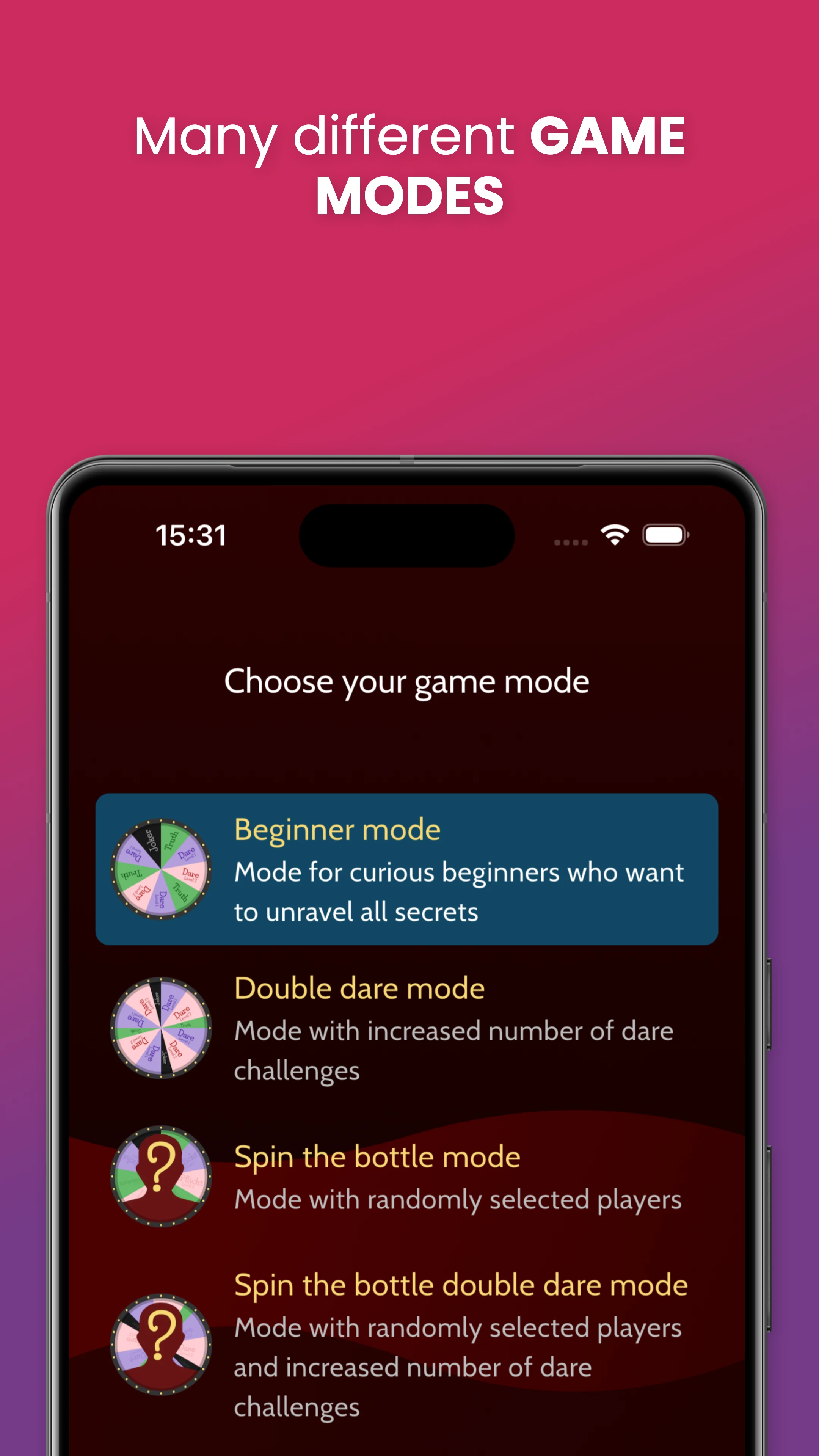 Truth or Dare Wheel screenshot