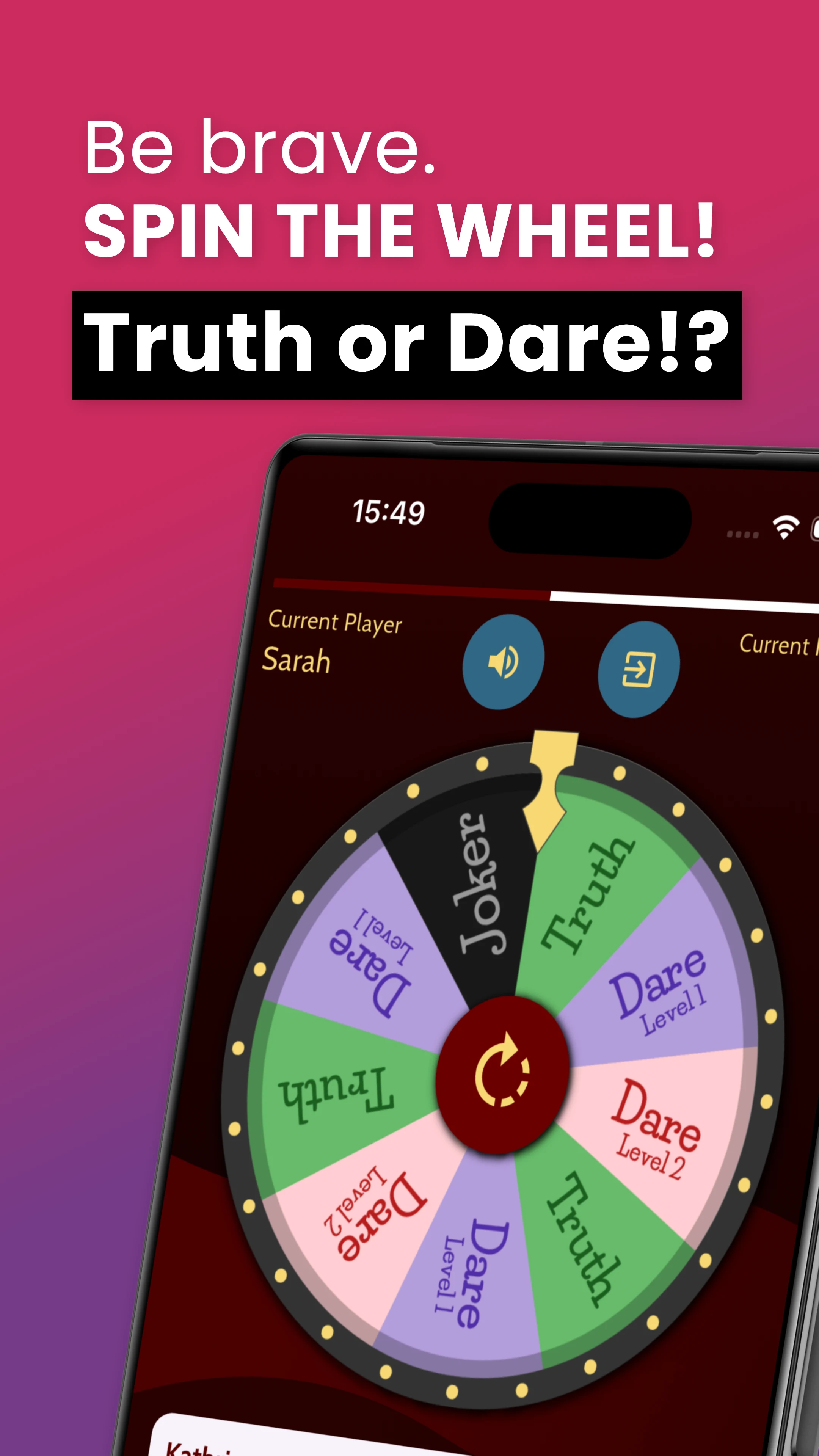 Truth or Dare Wheel screenshot