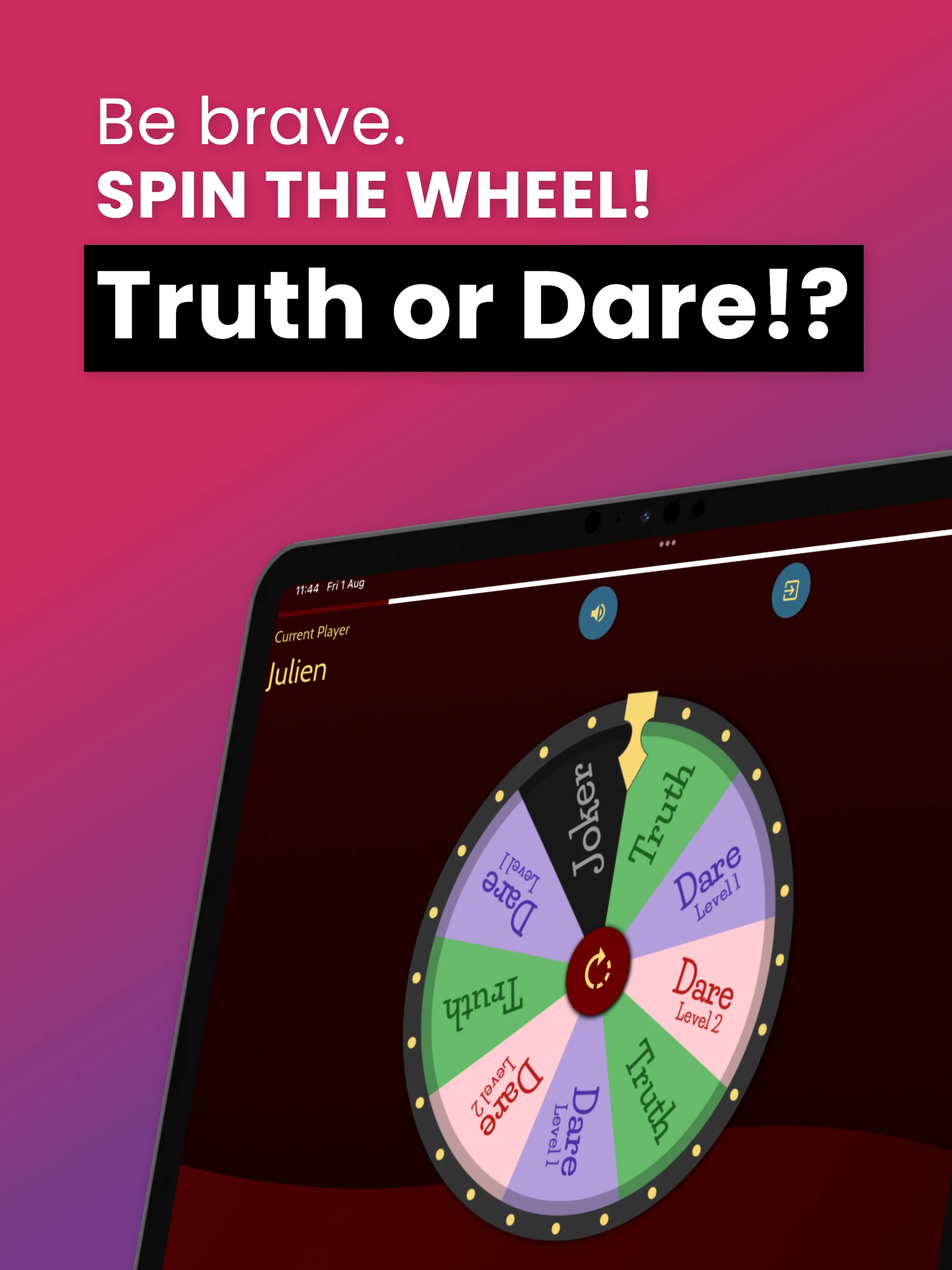 Truth or Dare Wheel screenshot